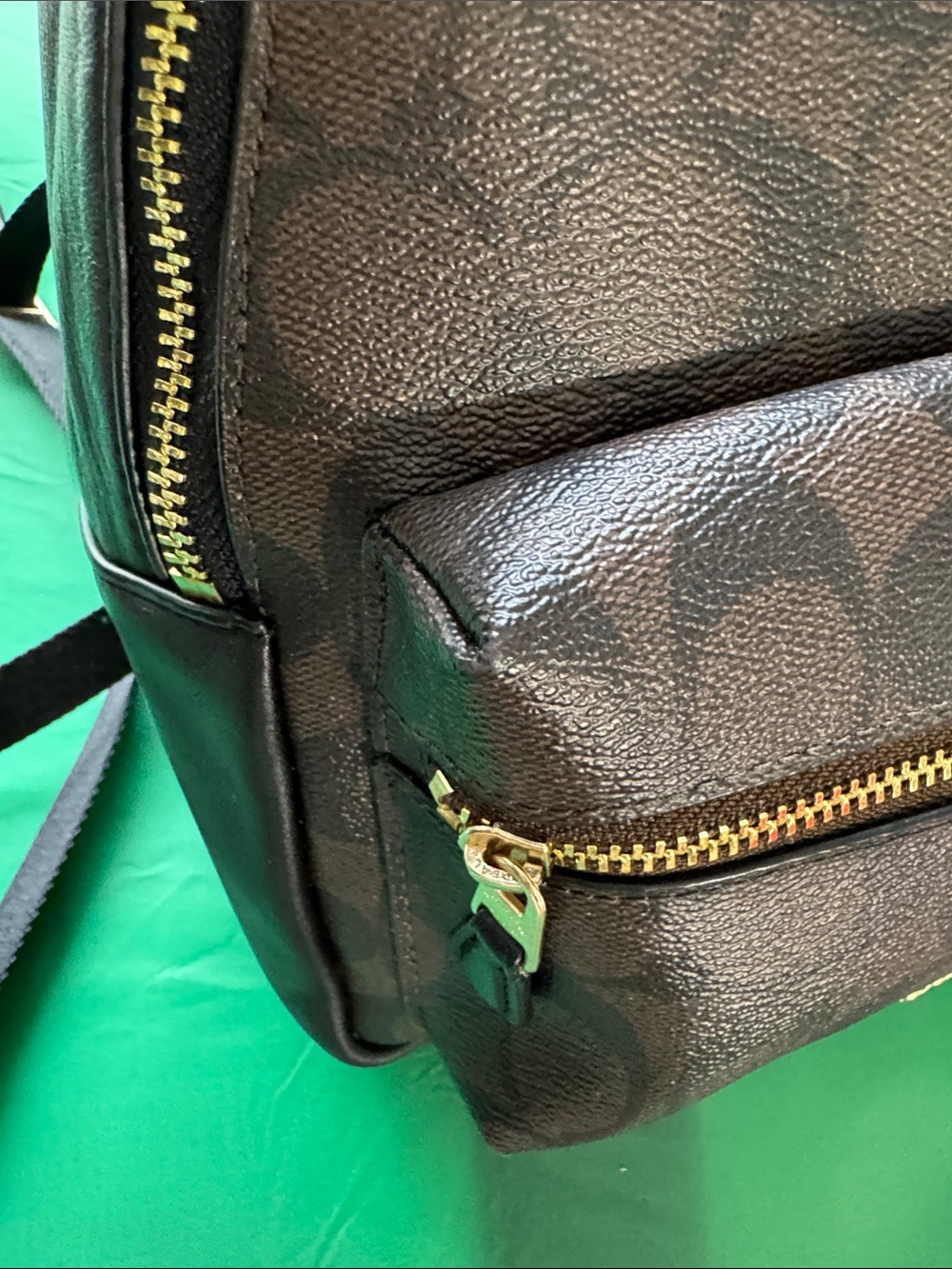 Coach Dark Brown Signature Mini Backpack 🎒 LIKE NEW!!! - Picture 13 of 13